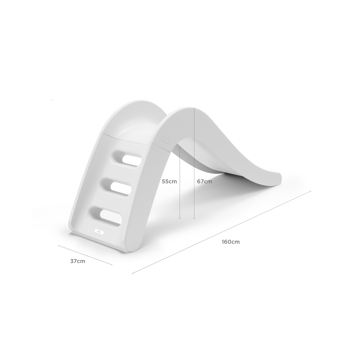 Jupiduu Outdoor Slide - buiten glijbaan wit