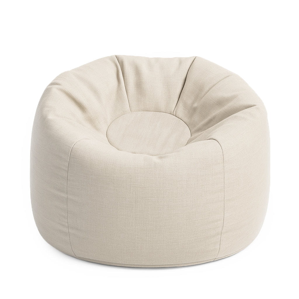 Outzy Floreo Sitzsack Haferflocken-Rouge Beige