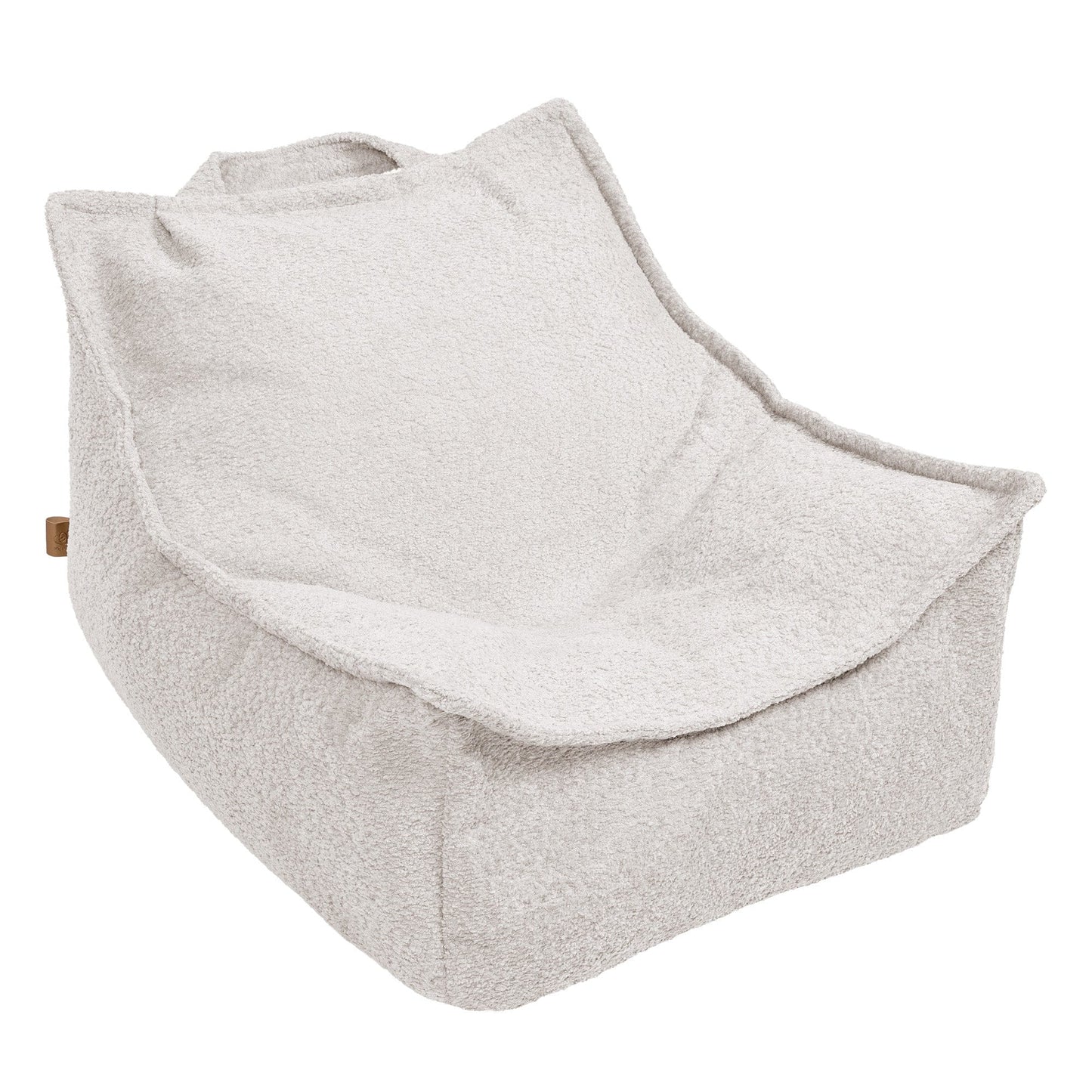 Boucle Sitzsack für Kinder Champagner Ecru