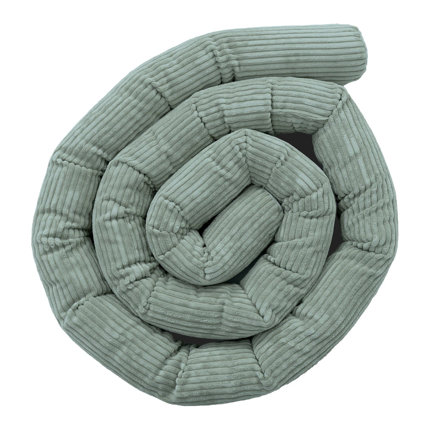 Schutzrolle für Babybett – Safe Roll | Ästhetisches Olivgrün Größe 2m