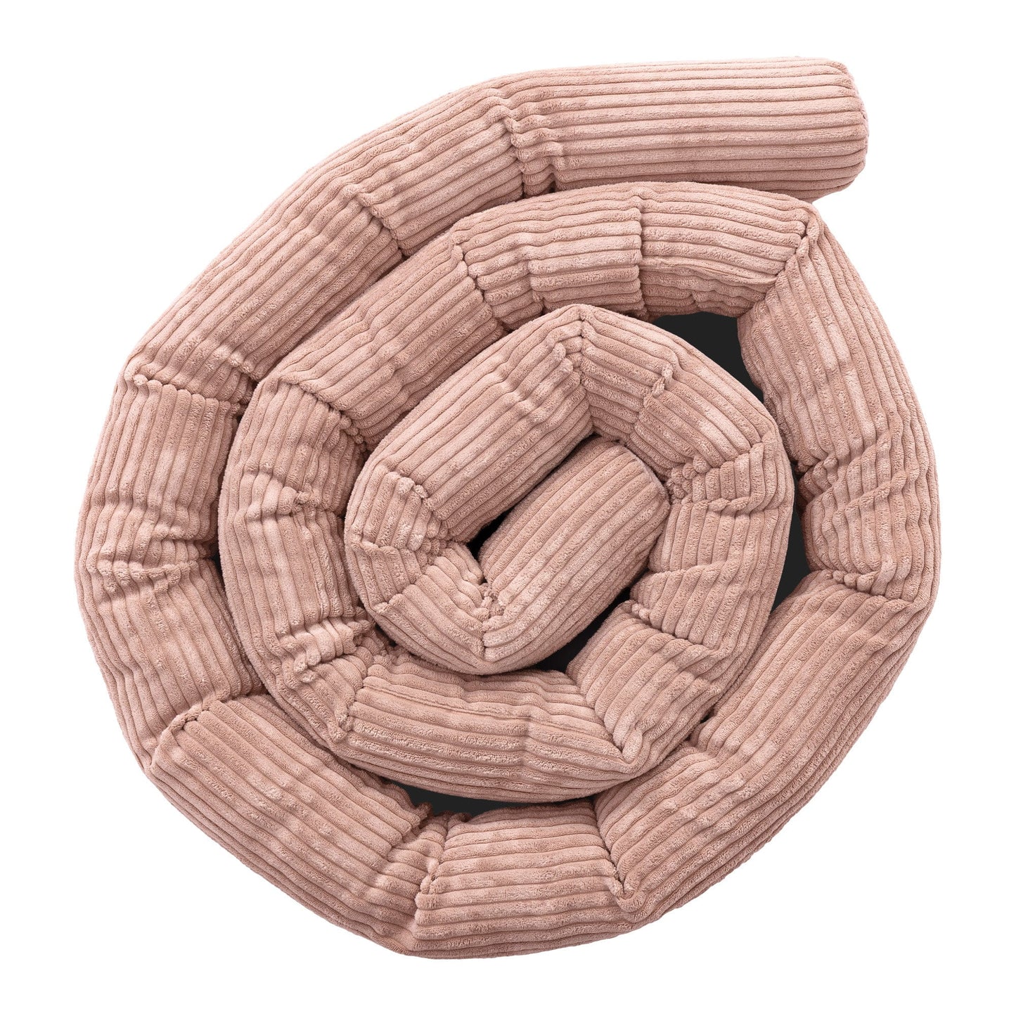Protective Roll Bumper for Baby Crib - Safe Roll | Aesthetic Power Pink Size 3m