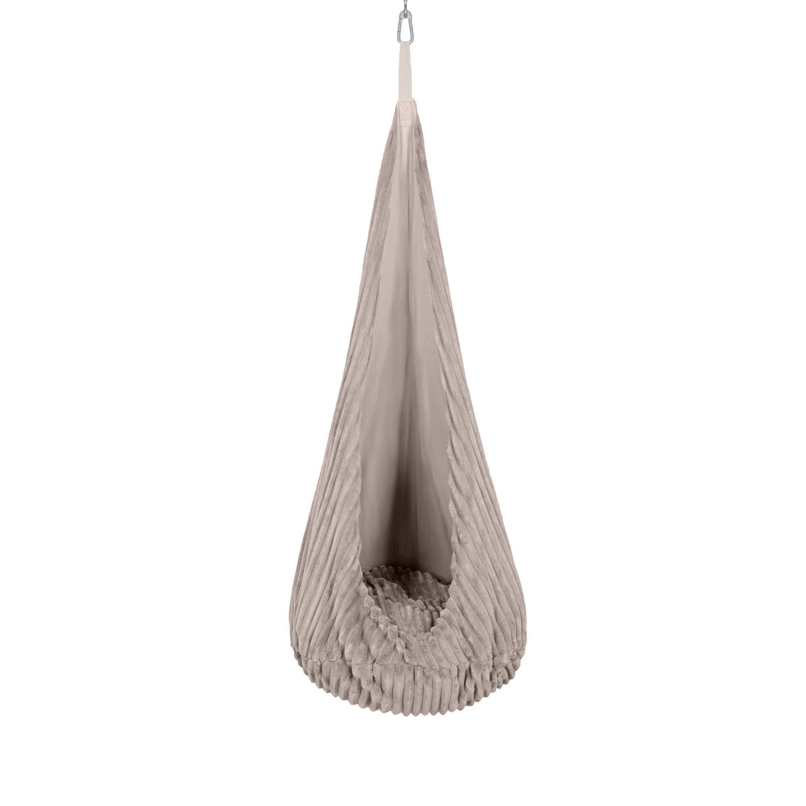 MeowBaby cocon hangschommel voor kinderen Churros beige