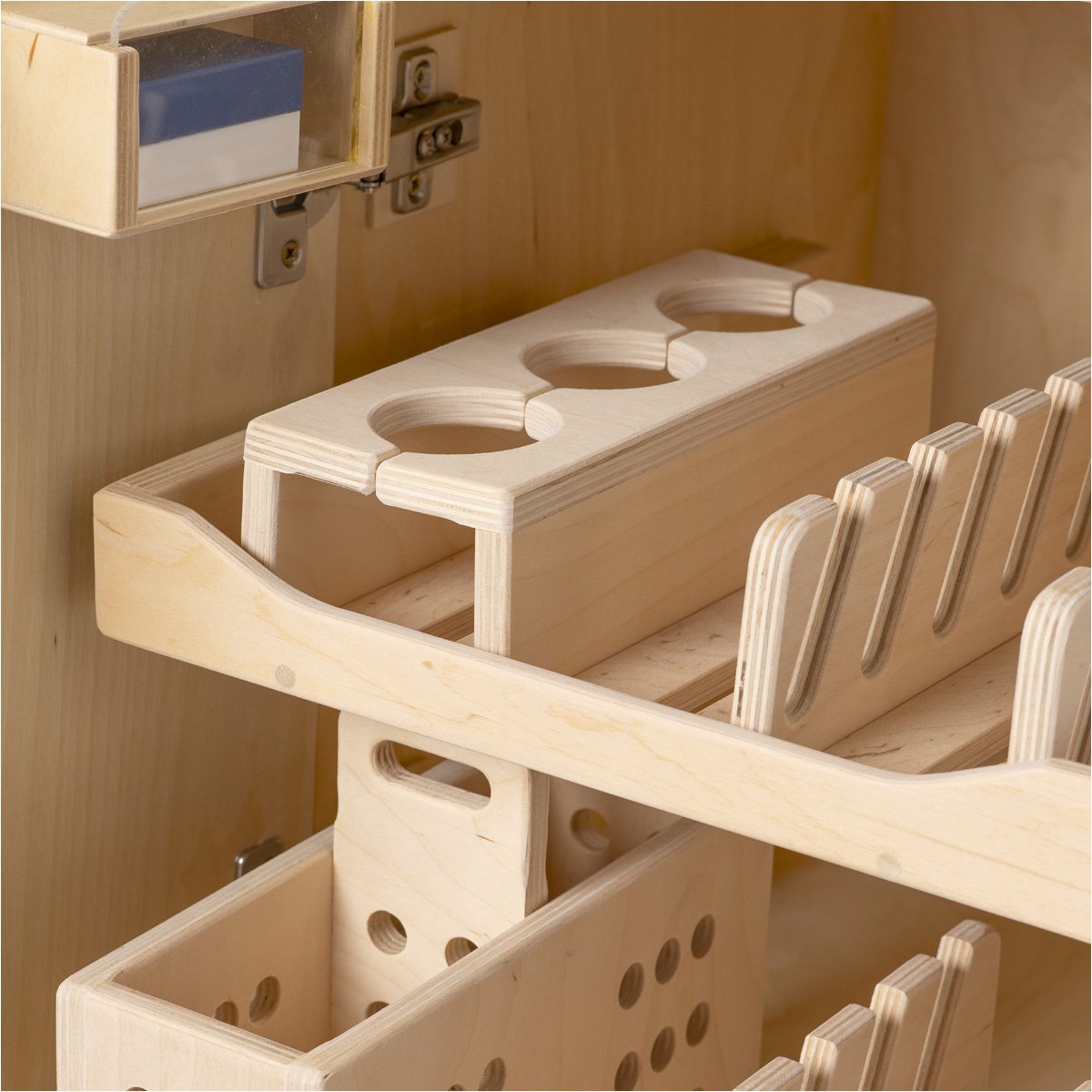 Van Dijk Toys Houten Vaatwasser – naturel met wit | kinderopvang-proof