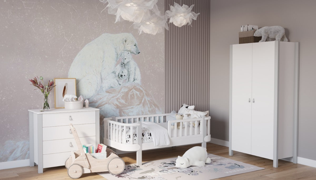 YappyÉtude Peuterbed - 160x80 cm - aanvullende productfoto Skygrey