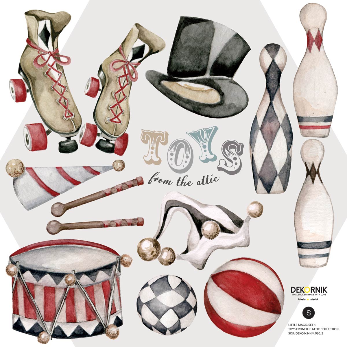 Kleines Zauberset 1 / Spielzeug vom Dachboden