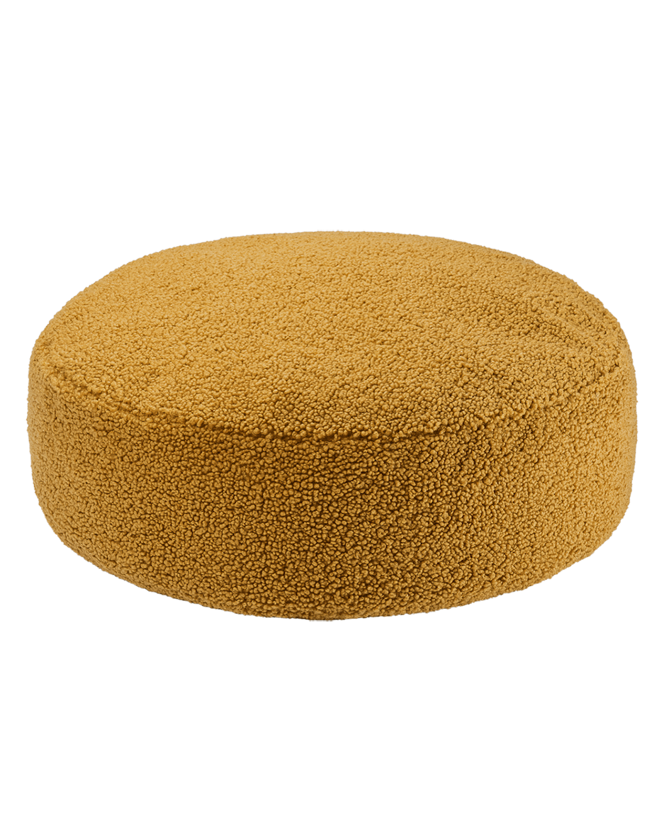 Wigiwama Maple Ottoman - teddy fabric ottoman