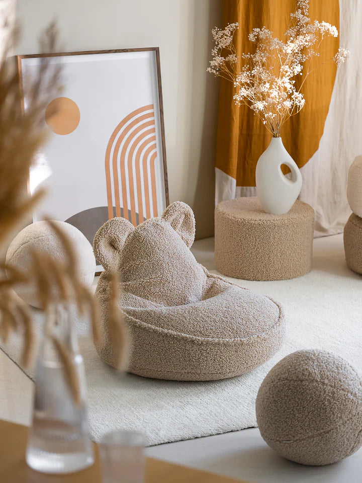 Wigiwama Biscuit Bear Beanbag - teddystof zitzak