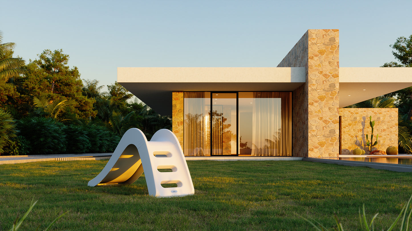 Jupiduu Outdoor Slide - buiten glijbaan wit