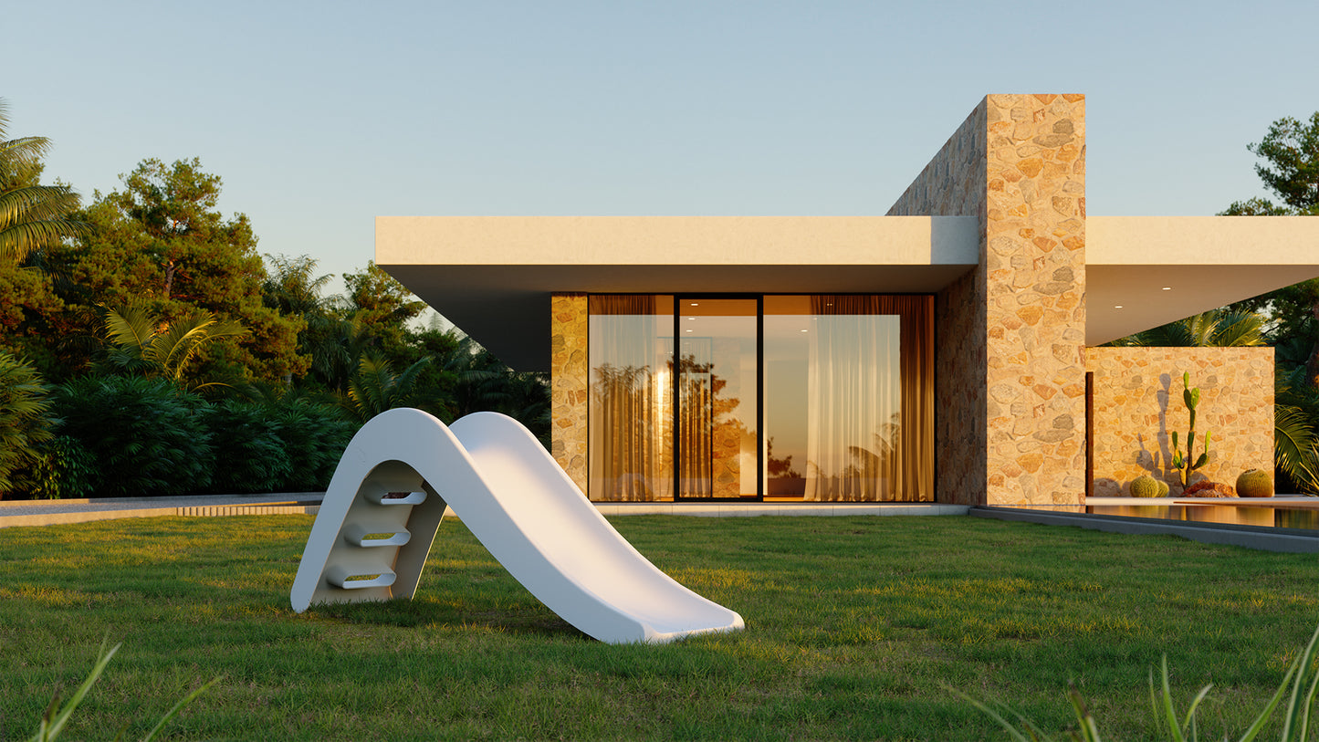 Jupiduu Outdoor Slide - buiten glijbaan wit