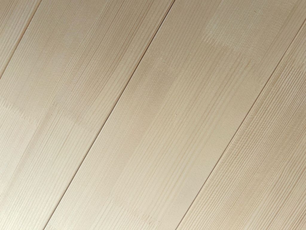 Detail massief houten frame Benlemi FENCE met twee bedranden