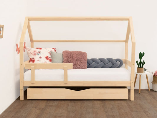 Houten poten kinderbed Tery en Lucky - bedverhoger -