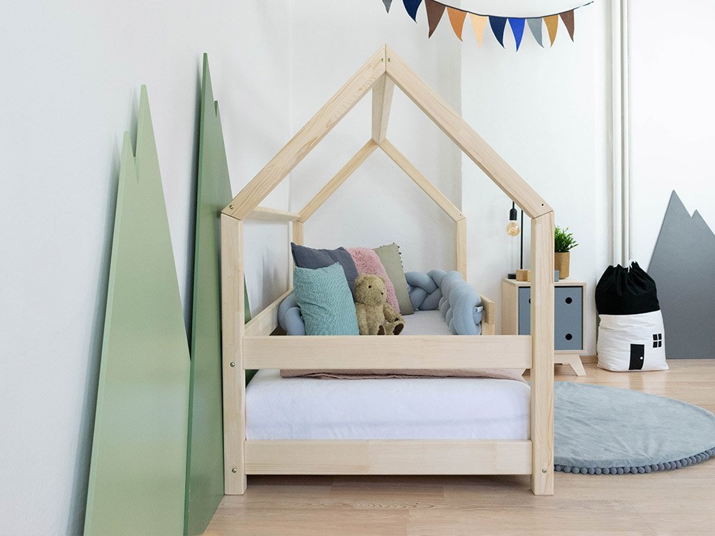 Benlemi TERY houten kinderbed met dubbele bedrand