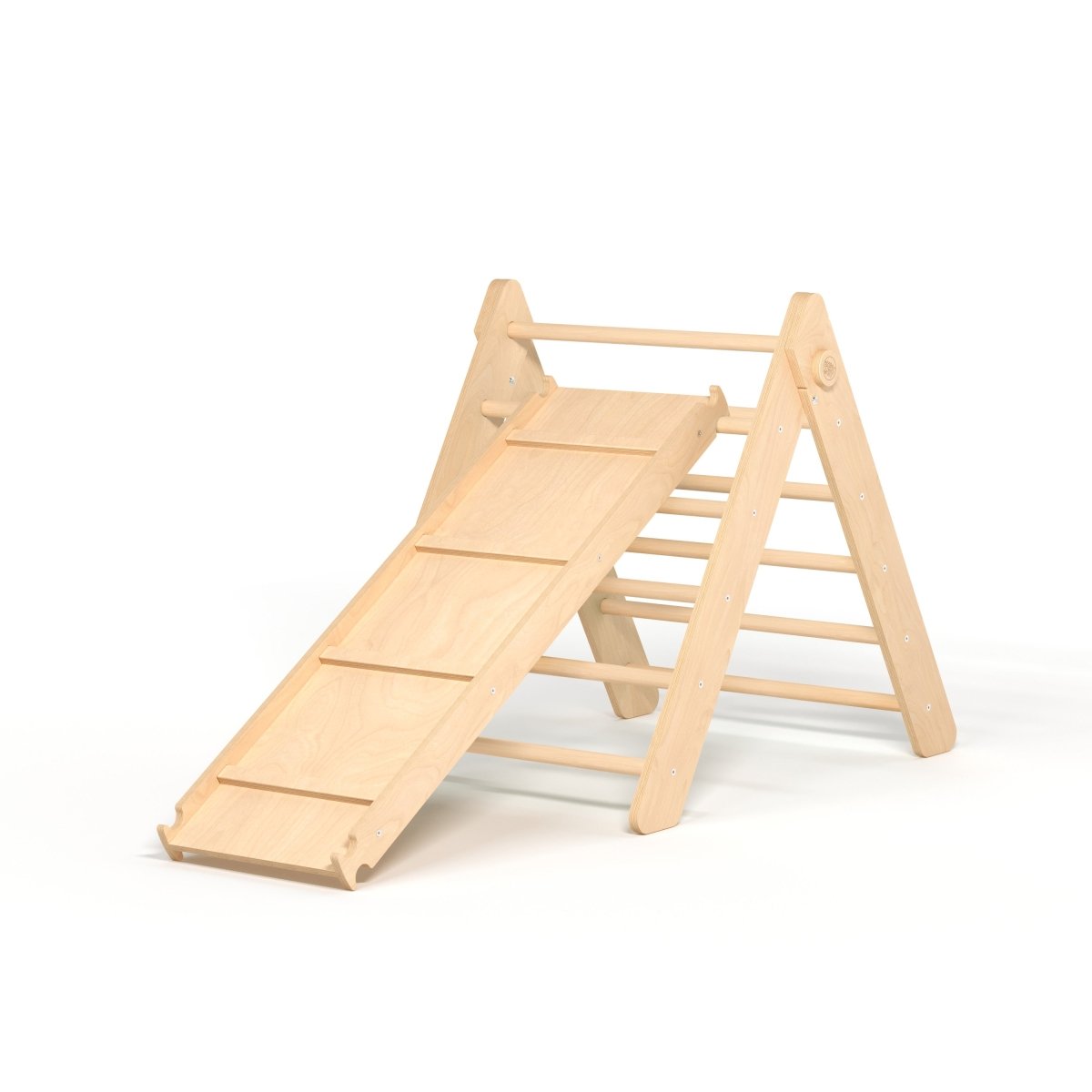 BusyKids Pikler klimdriehoek met plank – regenboog – productbeeld 31
