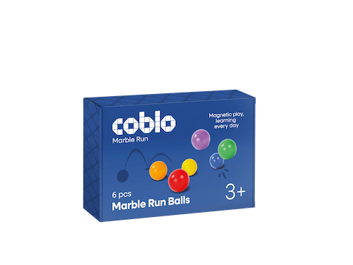 Coblo Knikkerbaan Balletjes Classic – 6 stuks verpakking
