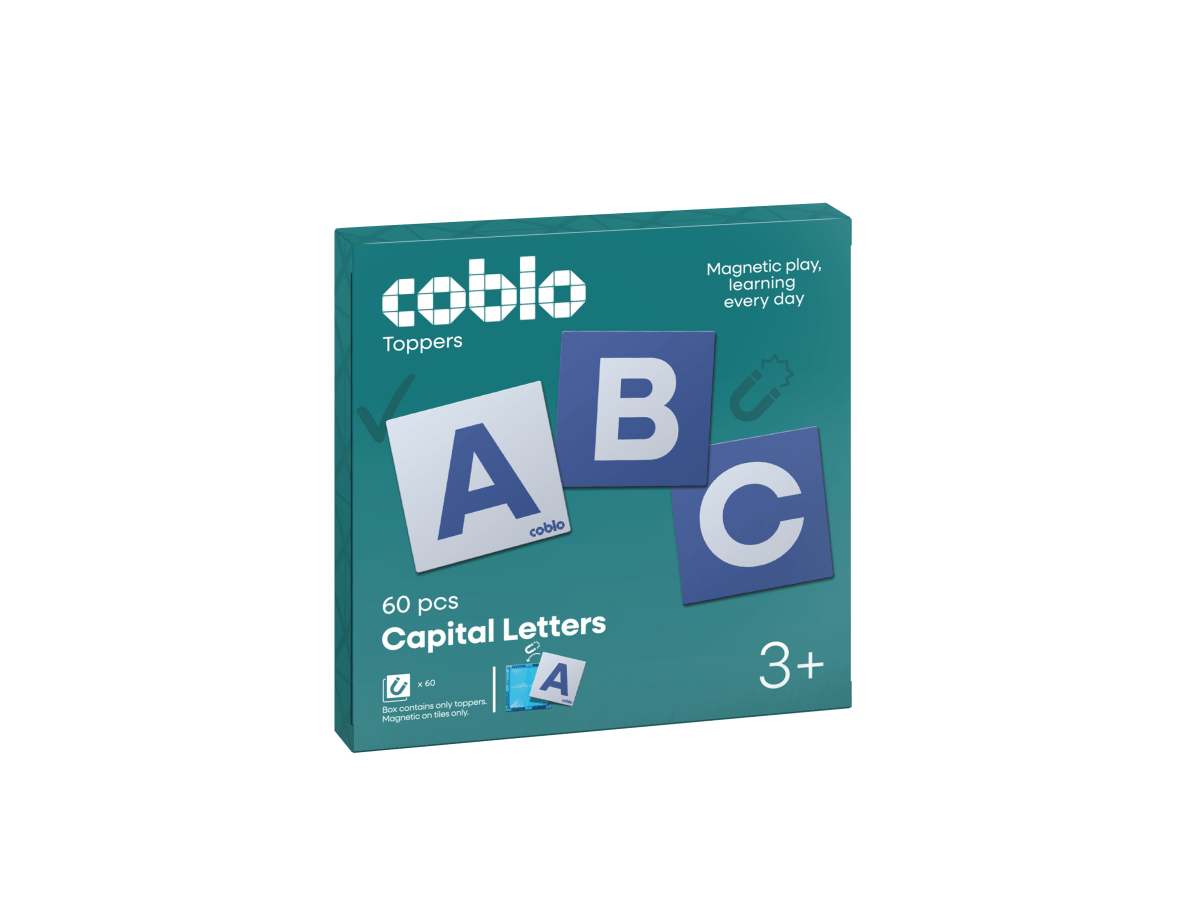 Coblo Toppers Hoofdletters – 60 stuks verpakking