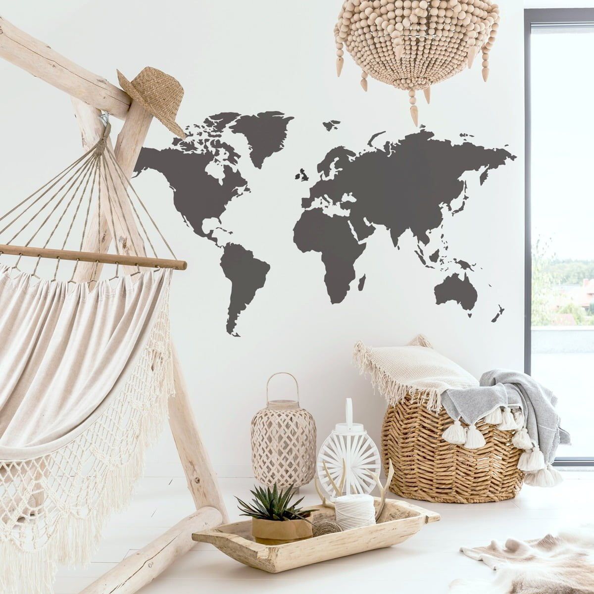 Map 6 Black Chalkboard -