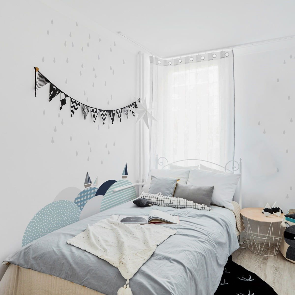 Miniset: Drops Light Gray -