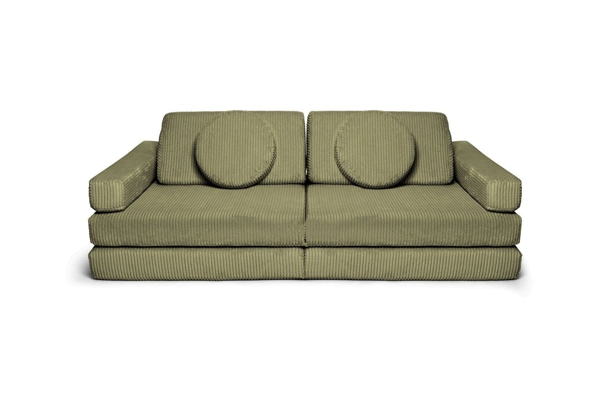 Shappy Speelbank Pure Corduroy 160 cm in Dusty Sage