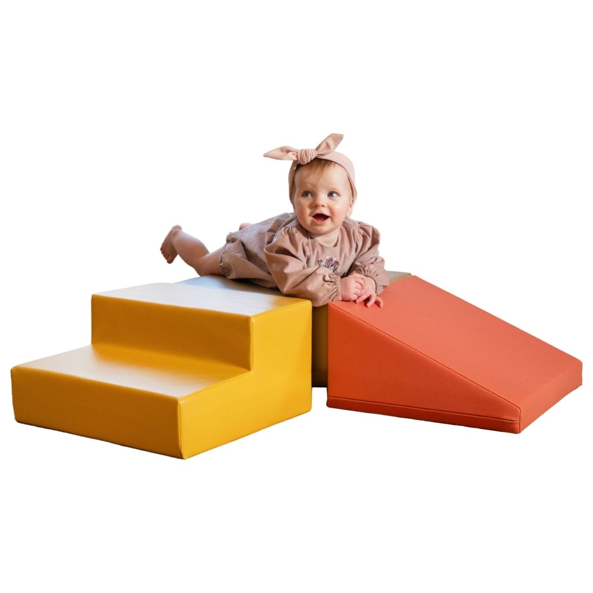 soft play set met modulaire foamblokken voor baby's peuters en kleuters