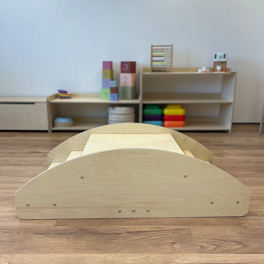 Houten schommelboot 2 - in - 1 - Emmi Pikler geïnspireerd - schommel