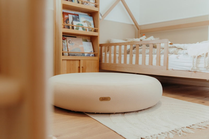 Jupiduu Jumpspot Dark Beige - indoor kinder trampoline