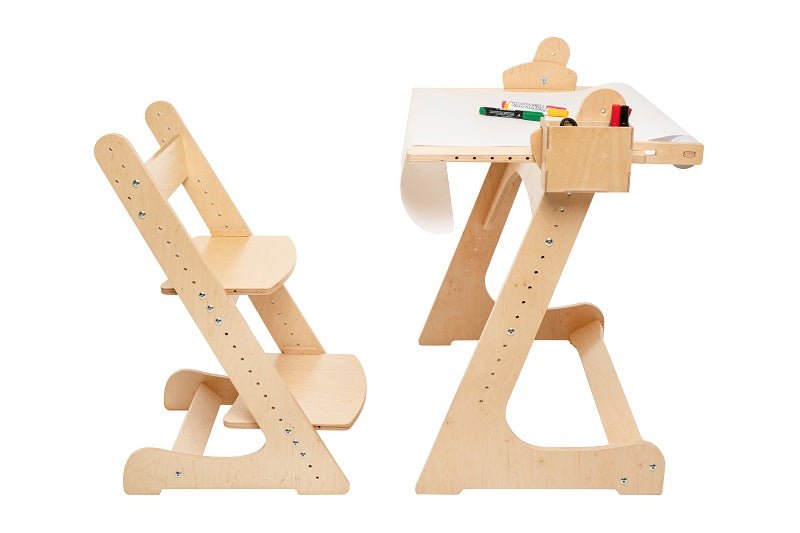 Montessori tekentafel set - Evolving kids desk -