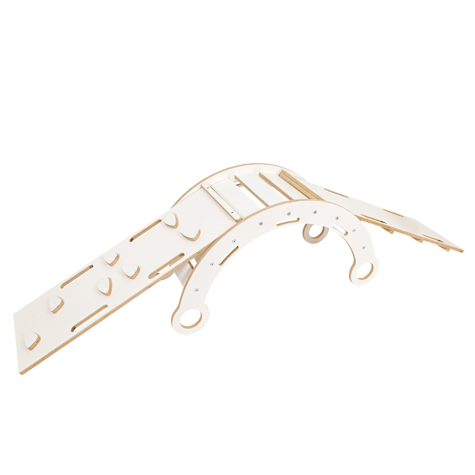 MeowBaby Dream Rocker Small wit, glijbaan + ladder zonder kussen