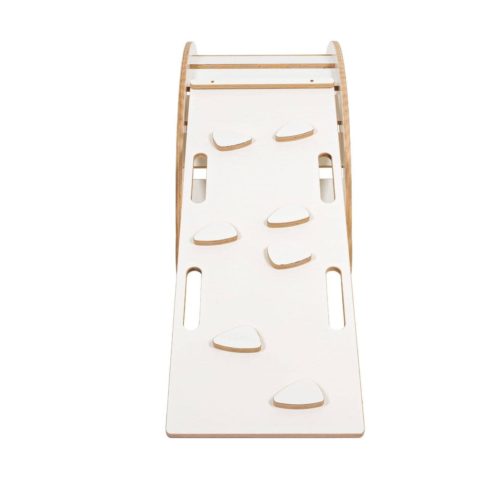 MeowBaby Dream Rocker Small wit, ladder met beige kussen