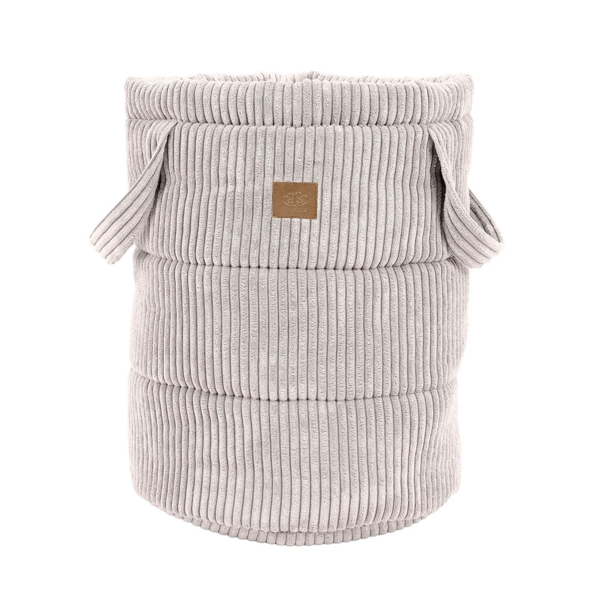 MeowBaby Aesthetic speelgoedmand in ecru voor de kinderkamer