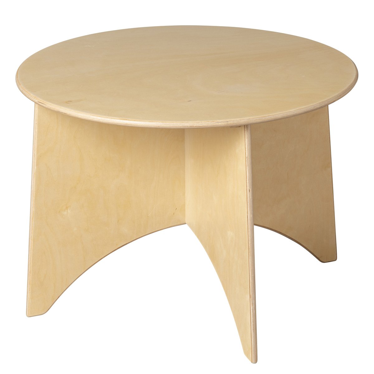 Kindertafel Apollo – Ronde houten kleutertafel Ø 75 cm -