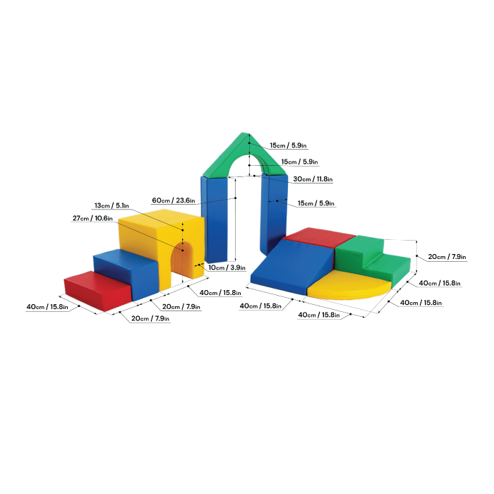 Multifunctionele foam speelset - Creativity
