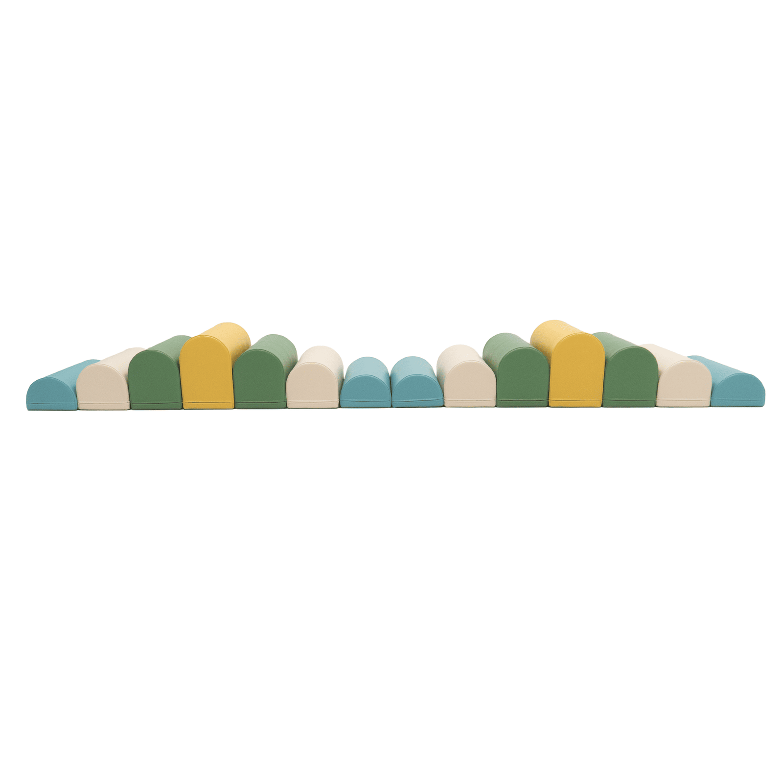 soft play set met modulaire foamblokken voor baby's peuters en kleuters