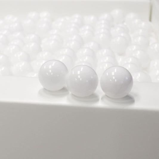 White balls for Soft Play ball pit (500 pieces)
