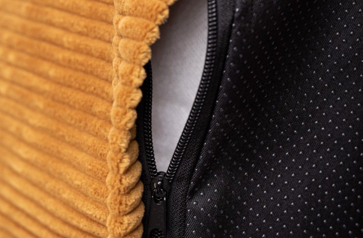 YappyHug beanbag Mustard – Ergonomische zitzak (80×70×50 cm)