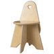 Van Dijk Toys wooden Apollo chair for toddlers - Natural (childcare quality)