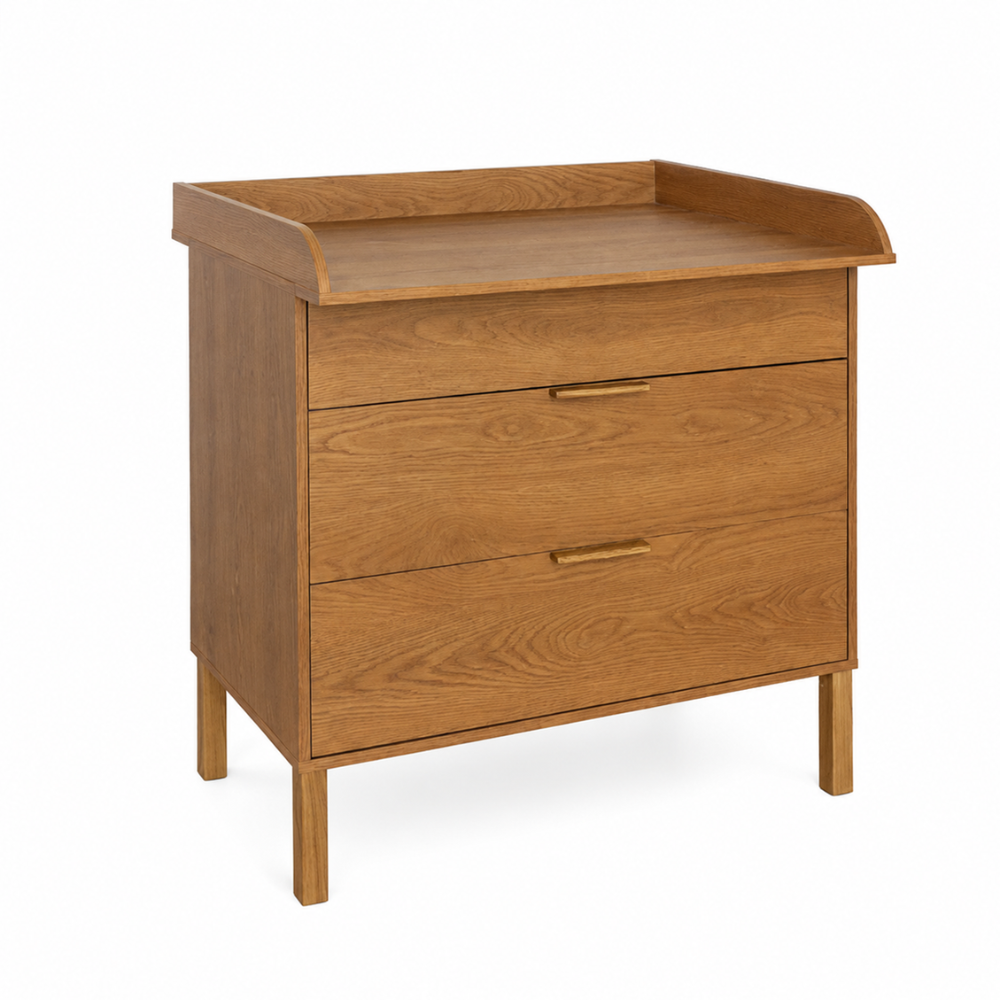 ATB ILA commode met verschoonblad – caramel eiken (onderdeel van 3-delige set)