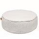 Bearly Round Pouf, Creme