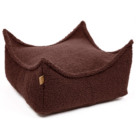 Bearly Square Puff, Braun