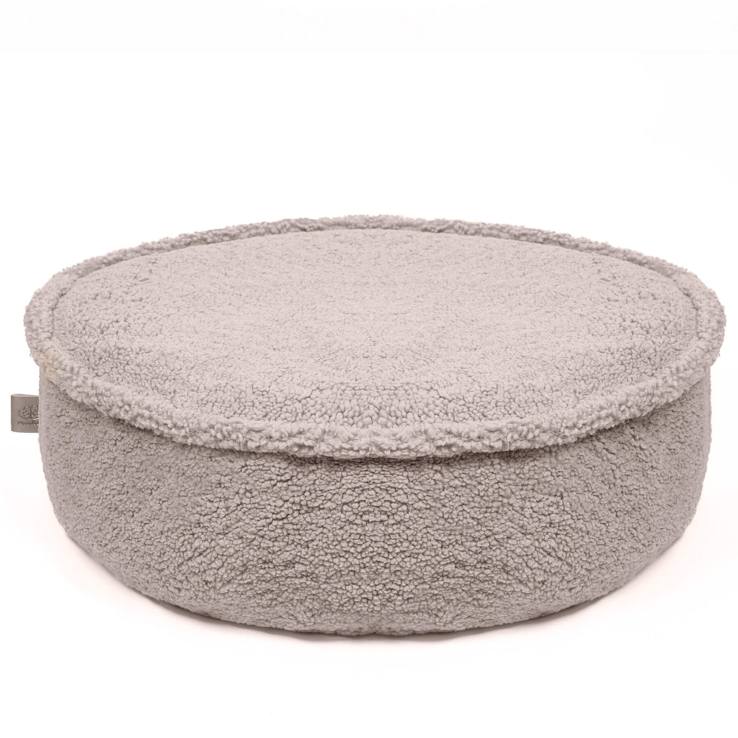 Bearly Round Pouf, Hellgrau
