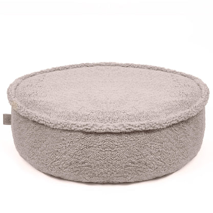 Bearly Round Pouf, Hellgrau