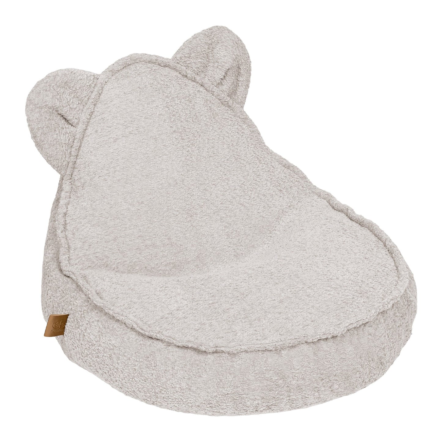 Bouclé Teddy Sako Tasche, Champagner Ecru