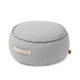 Outzy Runder Pouf, Federnebelgrau