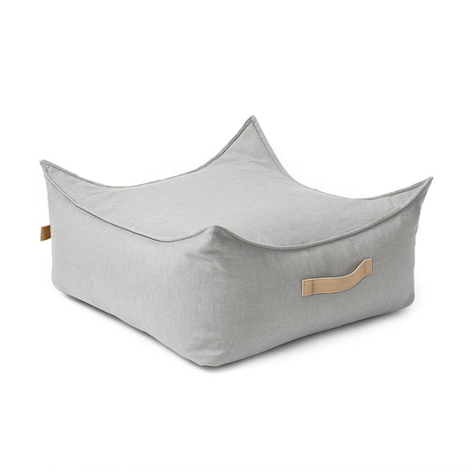 Outzy Square Puff, FeatherFog Grau
