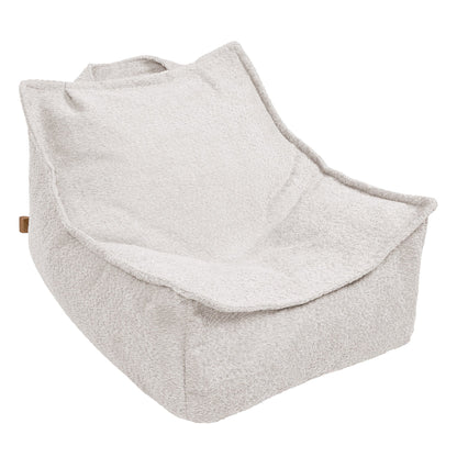 Boucle Sitzsack für Kinder Champagner Ecru
