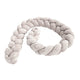 Crib Bumper Braid  -  Soft Protective Bumper for Babies | Aesthetic Ecru Size L - 300 cm