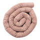 Protective Roll Bumper for Baby Crib  -  Safe Roll | Aesthetic Power Pink Size 3m
