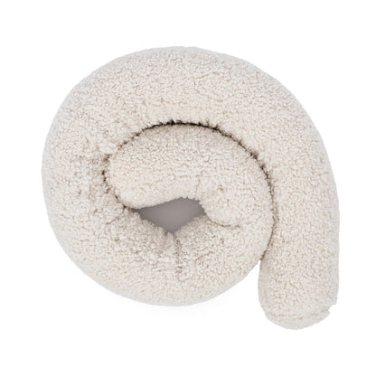 Baby Cot Bumper Pillow  -  Safe Roll | Bearly Cream 150 cm
