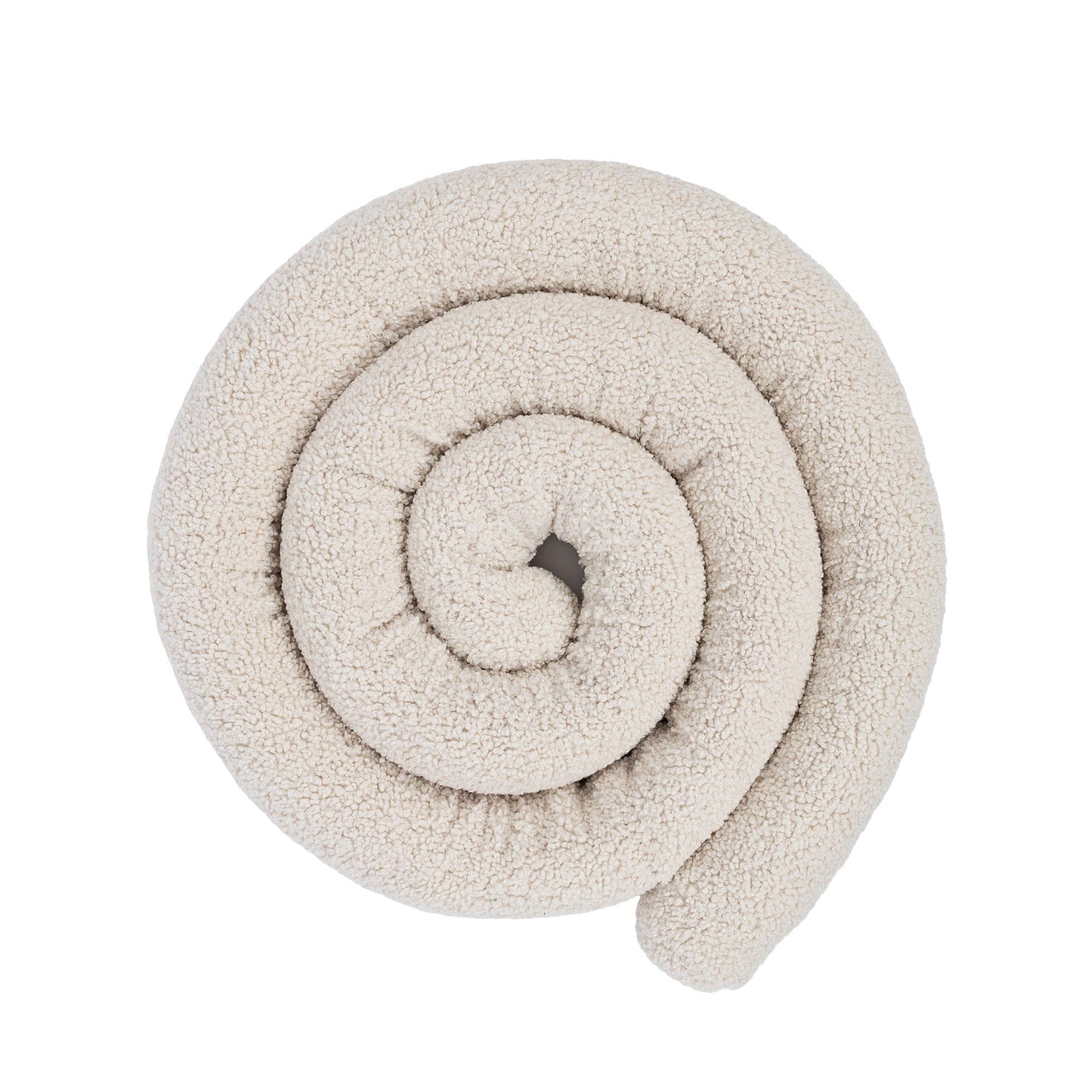 Baby Cot Bumper Pillow  -  Safe Roll | Bearly Cream 400 cm
