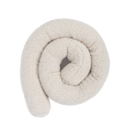 Baby Cot Bumper Pillow  -  Safe Roll | Bearly Cream 400 cm