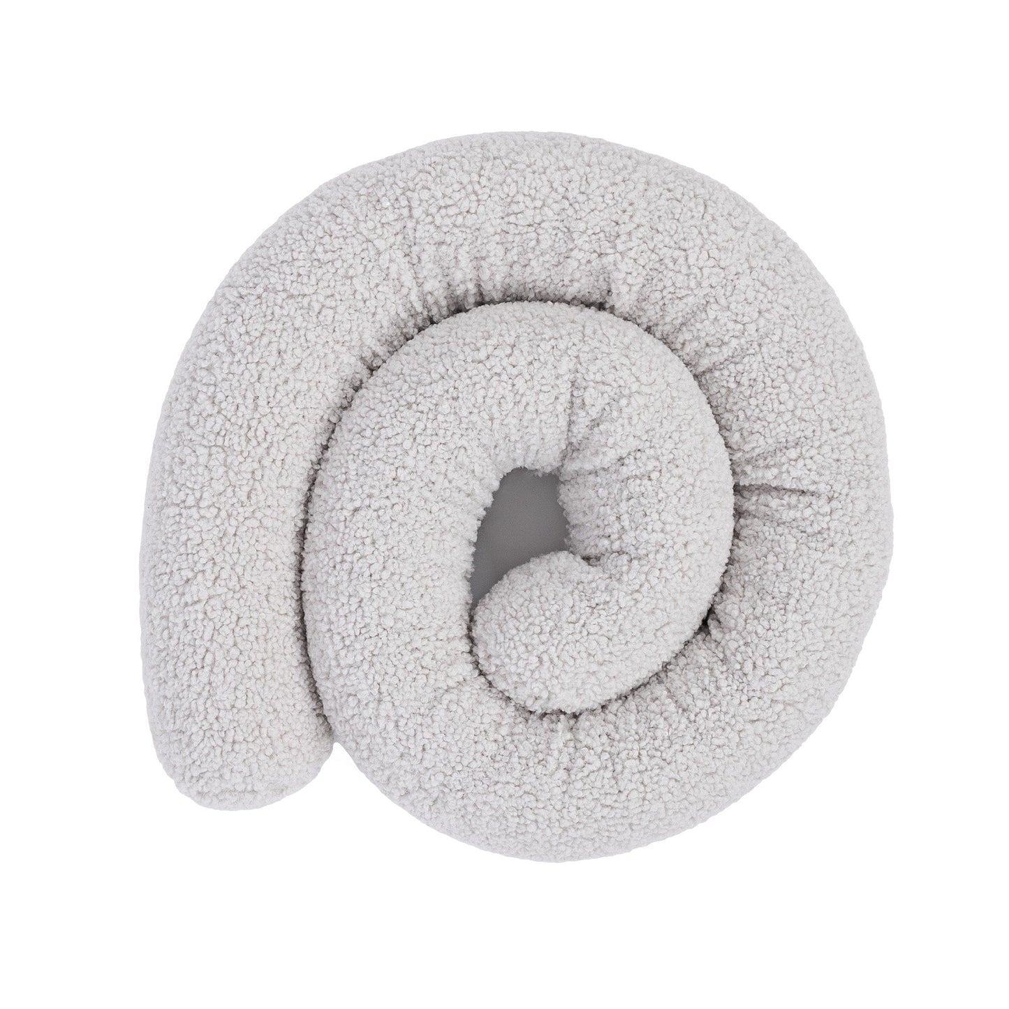 Baby Cot Bumper Pillow  -  Safe Roll | Bearly Off White 200 cm